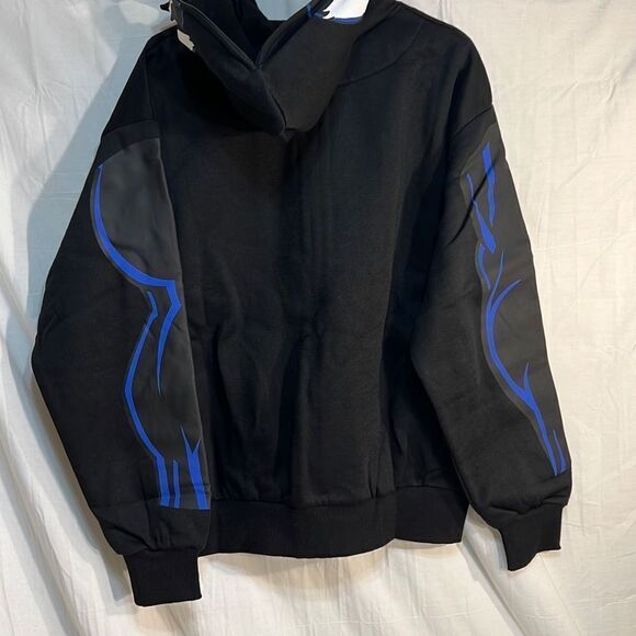 Marvel Venom Zip Up Hoodie - Black- NWT- Men Large - Picture 3 of 6